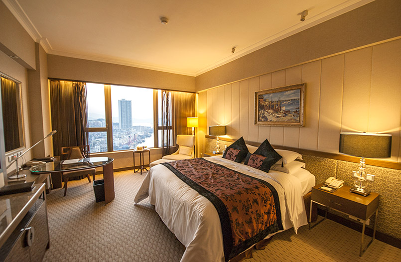 Macao: Zimmer des Sofitl-Hotels am Perlfluss