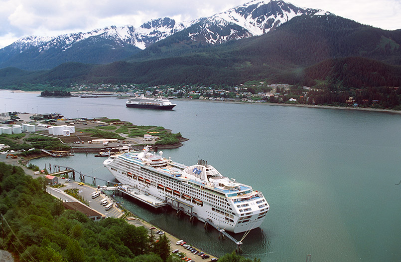 Kreuzfahrt in Alaska: der Hafen von Juneau
