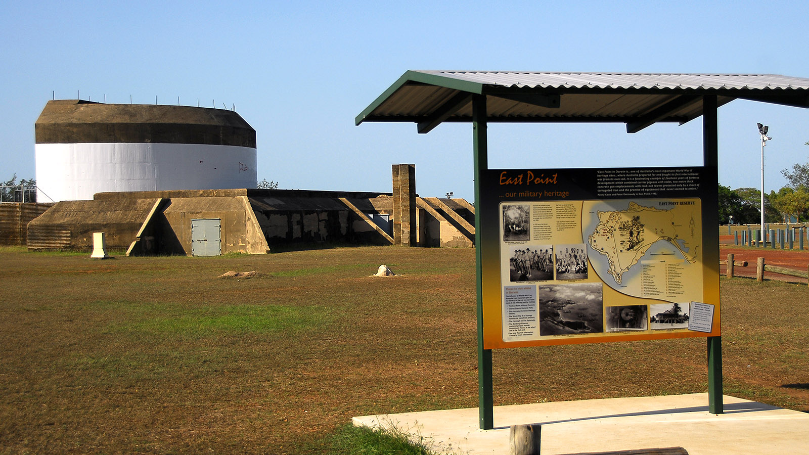 Militärerbe in Darwin: das East Point Reserve. Foto: Hilke Maunder