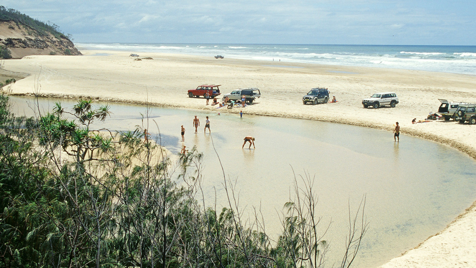 Der Eli Creek am Oststrand von Fraser Island. Foto: Hilke Maunder