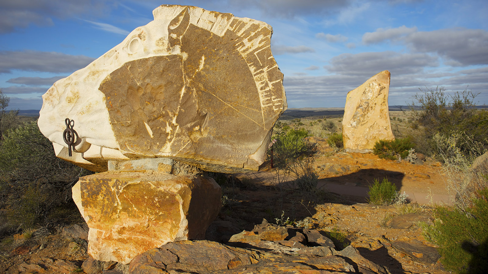 Kunst im Outback: der Living Desert & Sculptures Site von Broken Hill. Foto: Hilke Maunder