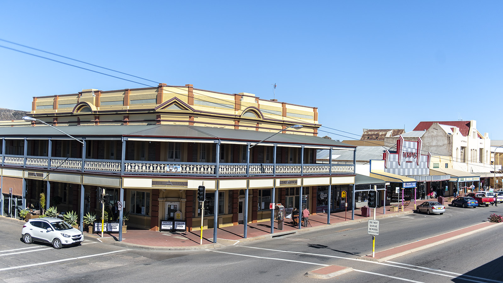 Typische Architektur im Zentrum von Broken Hill. Foto: Hilke Maunder