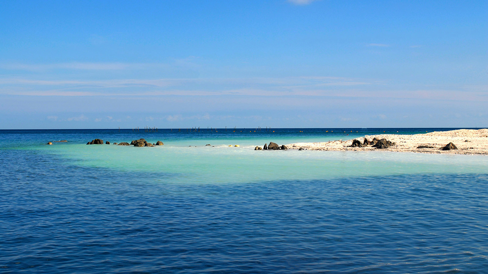 Am Møns Klint gibt sich die Ostsee ganz karibisch. Foto: Hilke Maunder