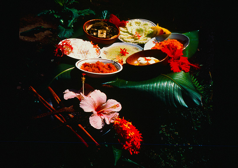 Auf Bali beginnt Wellness mit Blüten