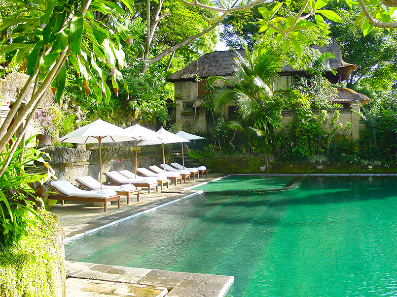 Ubud: der Quellwasserpool des Pita Maha Resort & Spa.