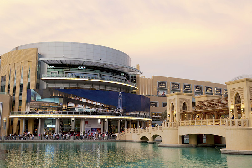 Die Dubai Mall am Dubai Lake