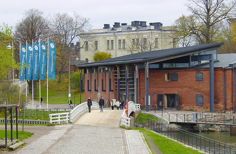 elsinki: UNESCO-Weltkulturerbe Seefestung Suomenlinna. Hier: Besucherzentrum mit Museum und Multivisionsshow.