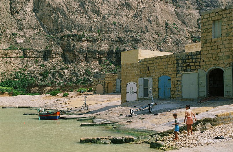 Dwejra: die Inland Sea von Gozo