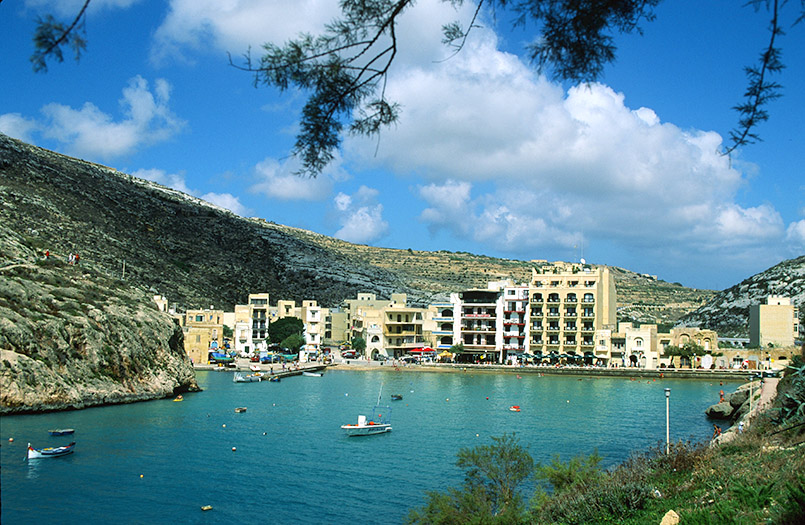 Die Bucht von Xlendi auf Gozo