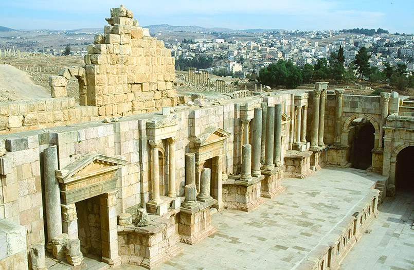 Das antike Jerash im Norden Jordaniens genießt den Ruf als besterhaltene römische Stadt der Welt. 