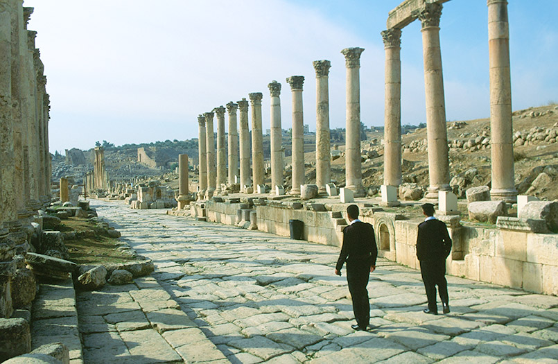 Das antike Jerash im Norden Jordaniens genießt den Ruf als besterhaltene römische Stadt der Welt.