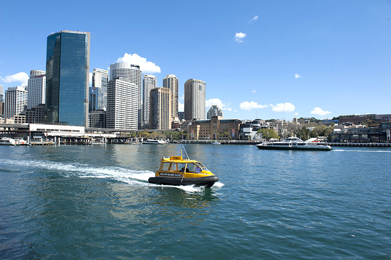 Sydney: Neben Fähren verkehren auch Wassertaxis
