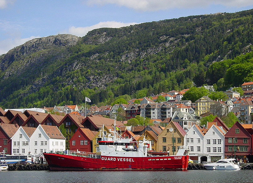 Bergen: Blick vom Strandkai