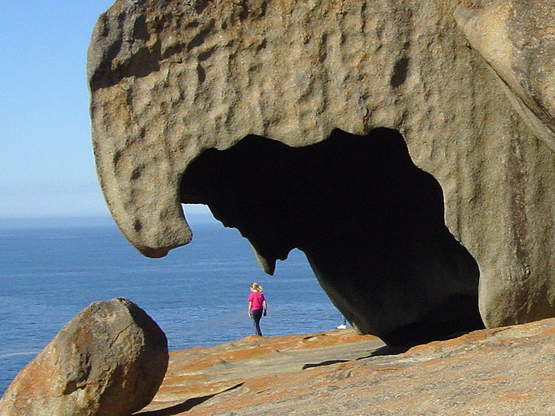Kangaroo Island/Flinders Chase National Park:Remarkable Rocks.