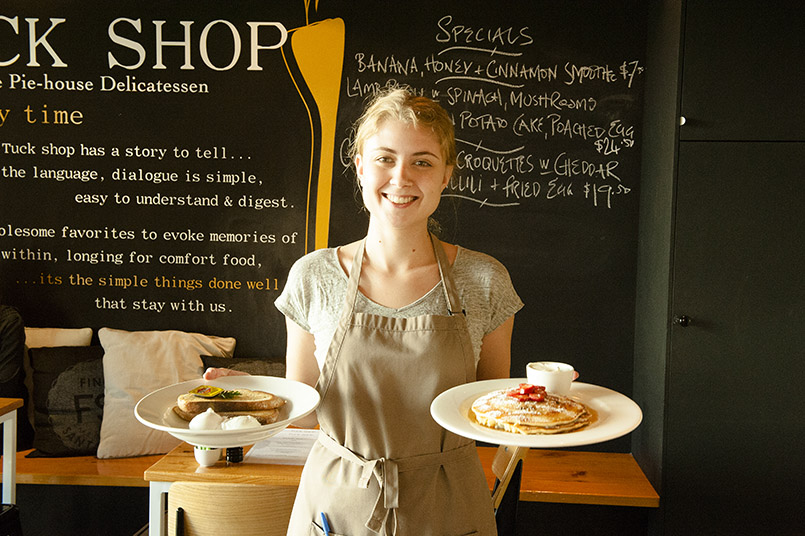 Nina vom Tuck Shop Café in Perth