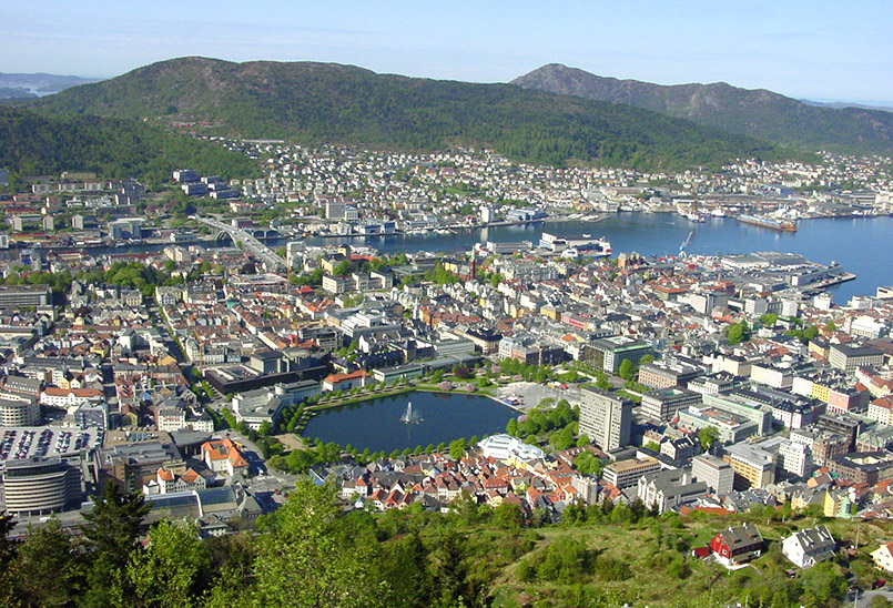 Bergen: Blick vom Flöyen